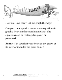 How do I love thee? Let me graph the ways!