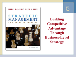 Chapter 5 Building Competitive Advantage Through Business