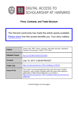 Firms, Contracts, and Trade Structure