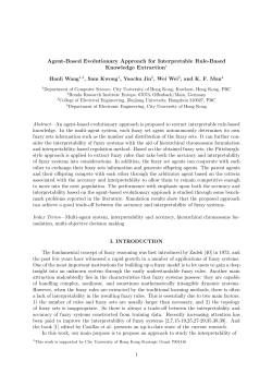 Agent-Based Evolutionary Approach for
