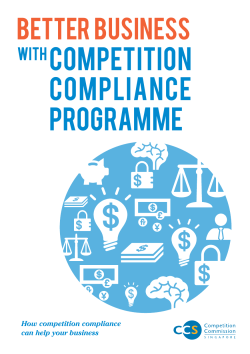 Better Business with Competition Compliance Programme