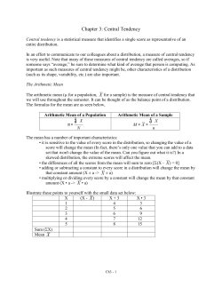 Chapter 2: Frequency Distributions