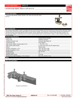 Datasheet for ANGLE-UI