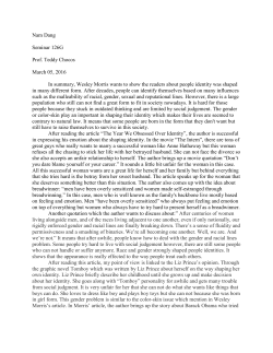 Post 5. Analysis the article %22The Year We Obsessed Over Identity