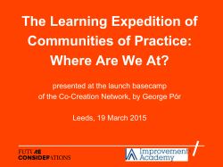 The-Learning-Expedition-of-Communities-of - Co