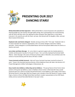 presenting our 2017 dancing stars!