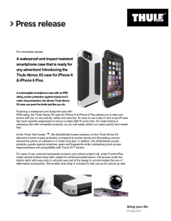 A waterproof and impact resistant smartphone case that is ready for