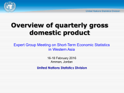 Overview of quarterly GDP-v1-UNSD