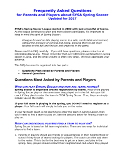 For Parents and Players