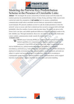 Modeling the Pairwise Key Predistribution Scheme in the Presence