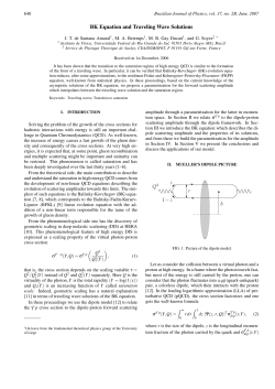 BK Equation and Traveling Wave Solutions Q2 z 1&minus;z b r