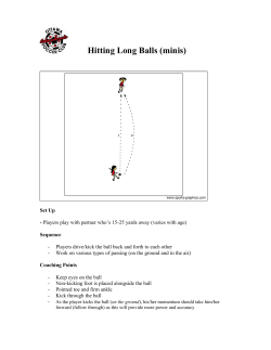 Hitting Long Balls (minis)