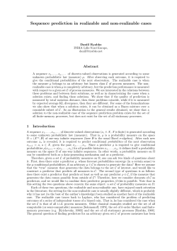 Sequence prediction in realizable and non-realizable