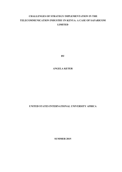 challenges of strategy implementation in the telecommunication