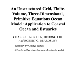 An Unstructured Grid, Finite-Volume, Three