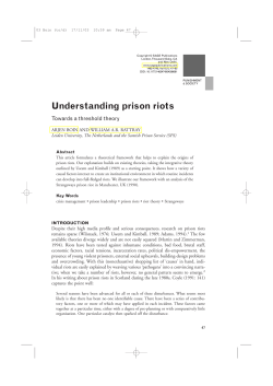 Understanding prison riots