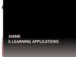 Anime presentation &ndash; Company e-learning