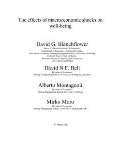 The effects of macroeconomic shocks on well