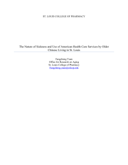 The Nature of Sickness and Use of American Health Care Services