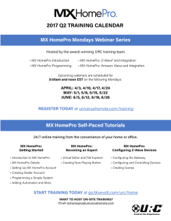 2017 q2 training calendar