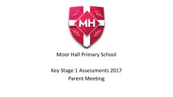 MH KS1 SATs parent meeting