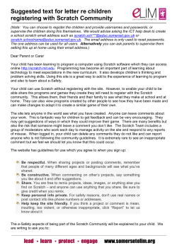 Scratch community parent_carer letter