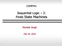 Sequential Logic - UNC Computer Science