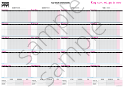 Key Result Achievements Keep score and you do more