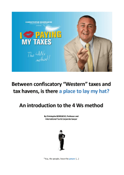 QUESTION 2 : What Income Tax(es) should I pay?