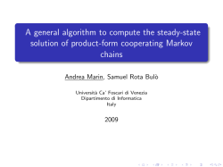 A general algorithm to compute the steady