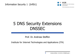 Secure Shell - Security @ HSR