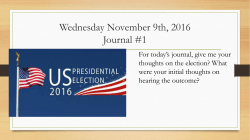 Monday October 10th, 2016 Journal #6