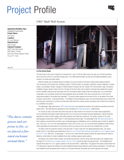 USG Shaft Wall System Project Profile (English)