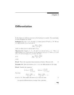 Differentiation