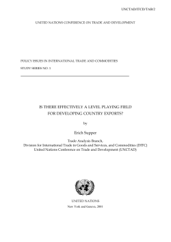 IS THERE EFFECTIVELY A LEVEL PLAYING FIELD FOR