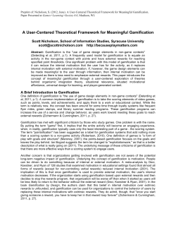 A User-Centered Theoretical Framework for