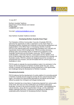 Federation of Ethnic Communities` Councils of Australia (DOCX
