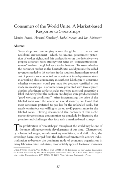 Consumers of the World Unite - UM Personal World Wide Web Server