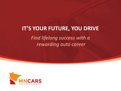 It`s Your Future, You drive Find lifelong success