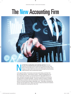 New York City accounting firms aren`t what they used to be. Like