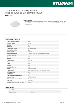 start bulkhead led ip65 round 3k 1450lm