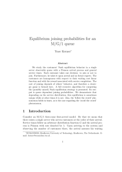 Equilibrium joining probabilities for an M/G/1 queue