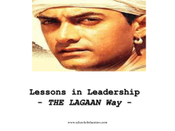 Lagaan Leadership - School of Educators