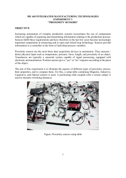 Proximity Sensors