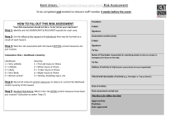 Risk Assessment Template