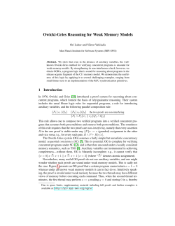 Owicki-Gries Reasoning for Weak Memory Models - (MPI
