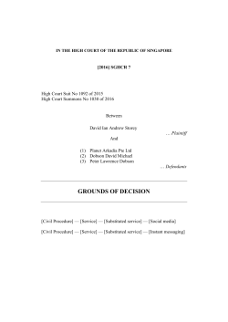 grounds of decision