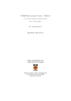 COMP4121 Lecture Notes - Week 0