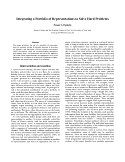 Integrating a Portfolio of Representations to Solve Hard Problems