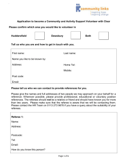 Cross Gates and District Good Neighbours Scheme